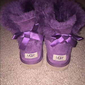 Bailey Bow Purple Uggs 💜